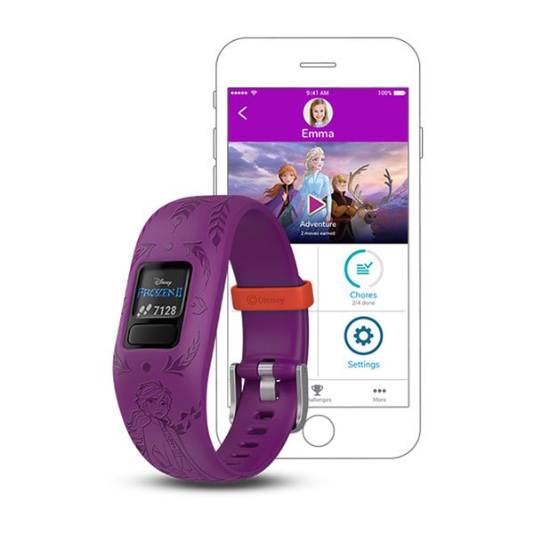 Garmin Vivofit Jr. 2 Anna Disney Frozen 2 Full Display Dial Smart Watch - 010-01909-19