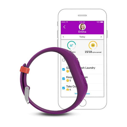 ساعة ذكية Garmin Vivofit Jr. 2 بتصميم آنا من فيلم ديزني "فروزن 2" مع شاشة كاملة