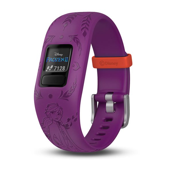 ساعة ذكية Garmin Vivofit Jr. 2 بتصميم آنا من فيلم ديزني "فروزن 2" مع شاشة كاملة