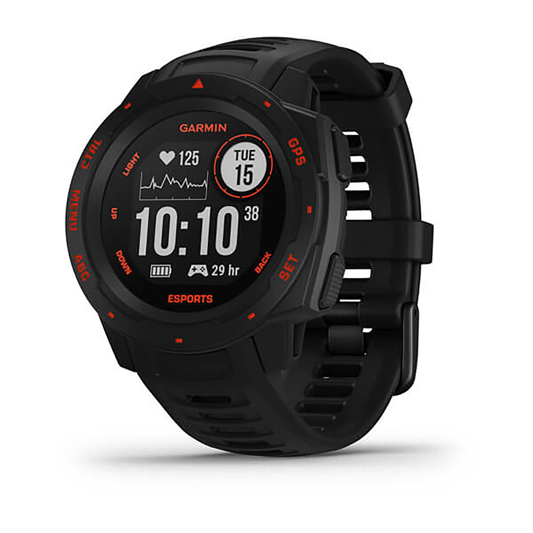 Garmin Instinct Esports Edition Silicone Black Strap Full Color