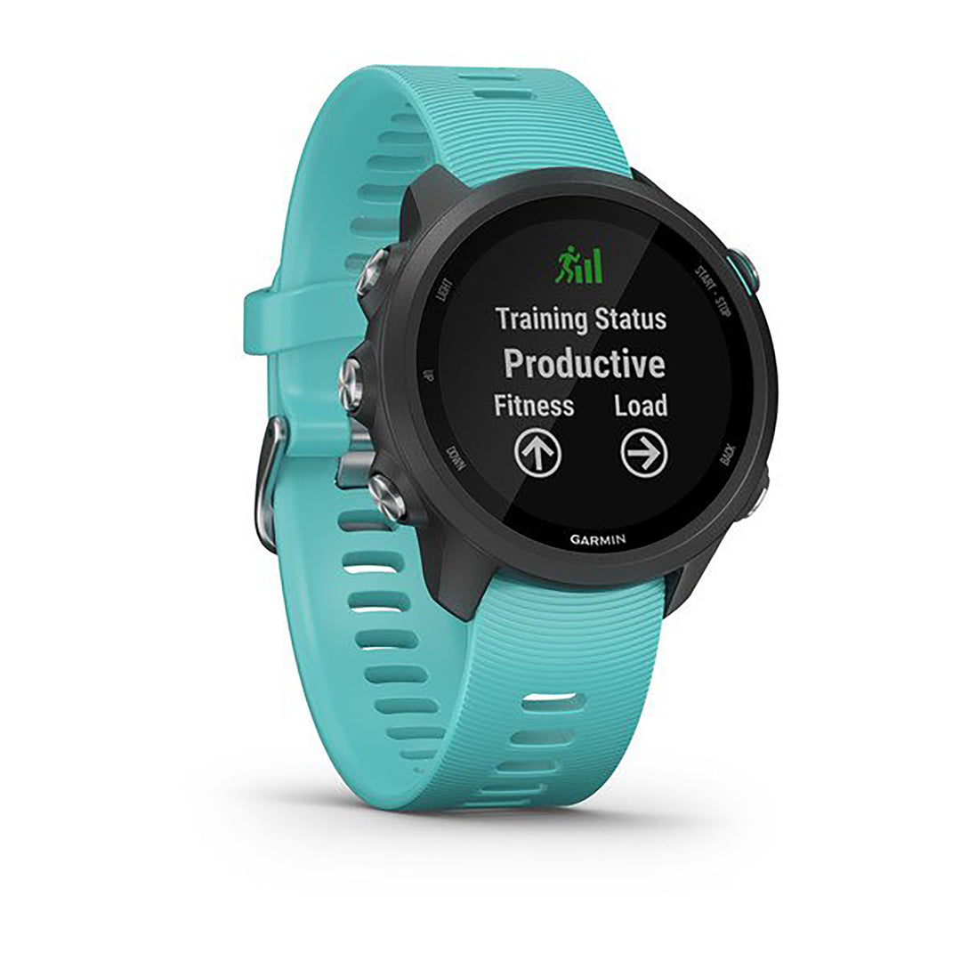 Garmin Forerunner 245 Silicone Aqua Blue Strap Full Color Display