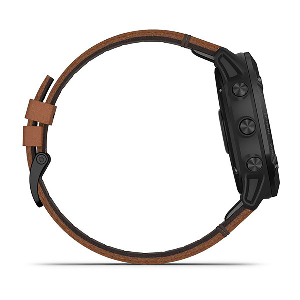 ساعة Garmin Fenix 6X Pro و Sapphire Editions بحزام جلدي بني وشاشة ملونة بالكامل