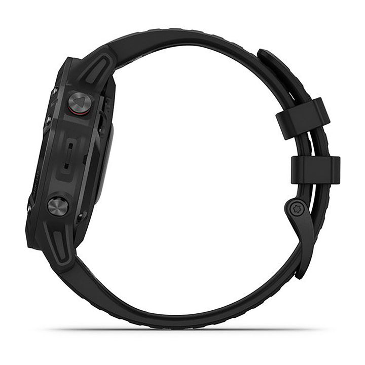 Garmin Fenix 6 Silicone Black Strap Full Color Display Dial Watch - 010-02158-02