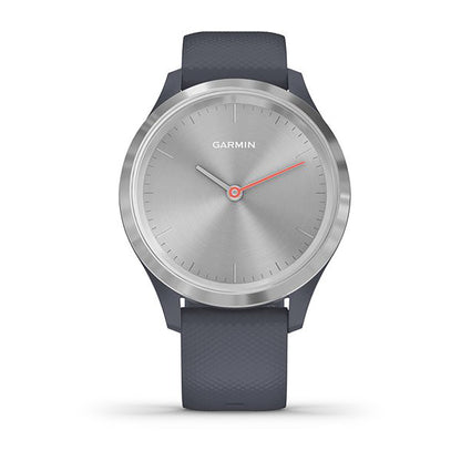 Garmin Vivomove 3S Silicone Granite Blue Strap Full Color Display Dial Watch
