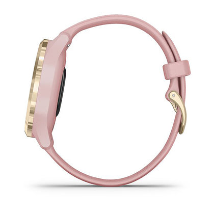 Garmin Vivomove 3S Silicone Dust Rose Strap Full Color Display Dial Watch