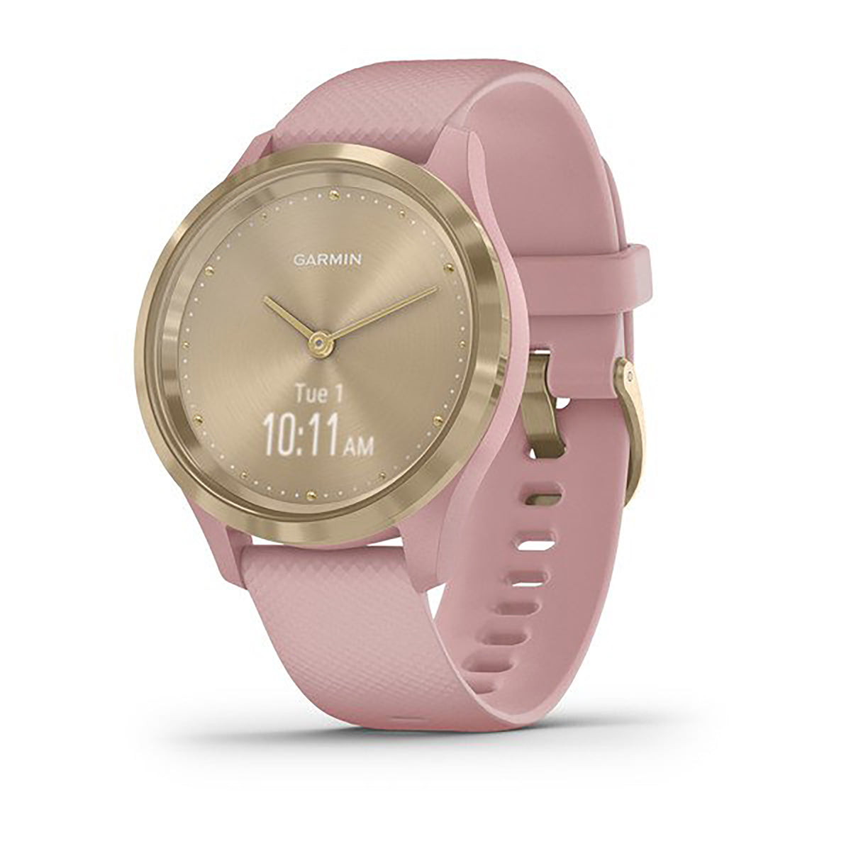 Garmin Vivomove 3S Silicone Dust Rose Strap Full Color Display Dial Watch