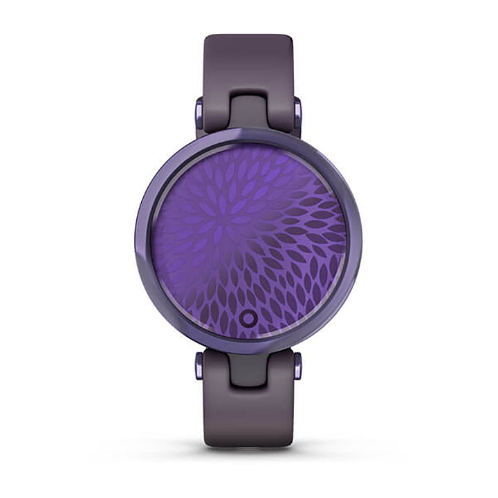 Garmin Lily Silicone Orchid Strap Full Color Display Dial Watch - 010-02384-12