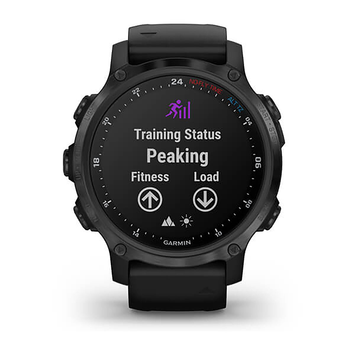 ساعة Garmin Descent Mk2 بسوار سيليكون أسود وشاشة ملونة بالكامل