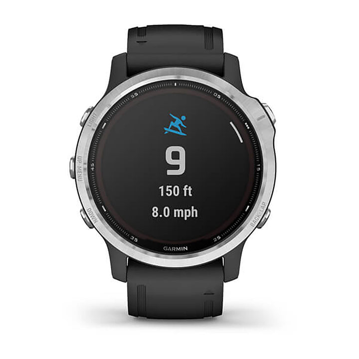 Garmin Fenix 6S Silicone Black Strap Full Color Display Dial Watch - 010-02409-00