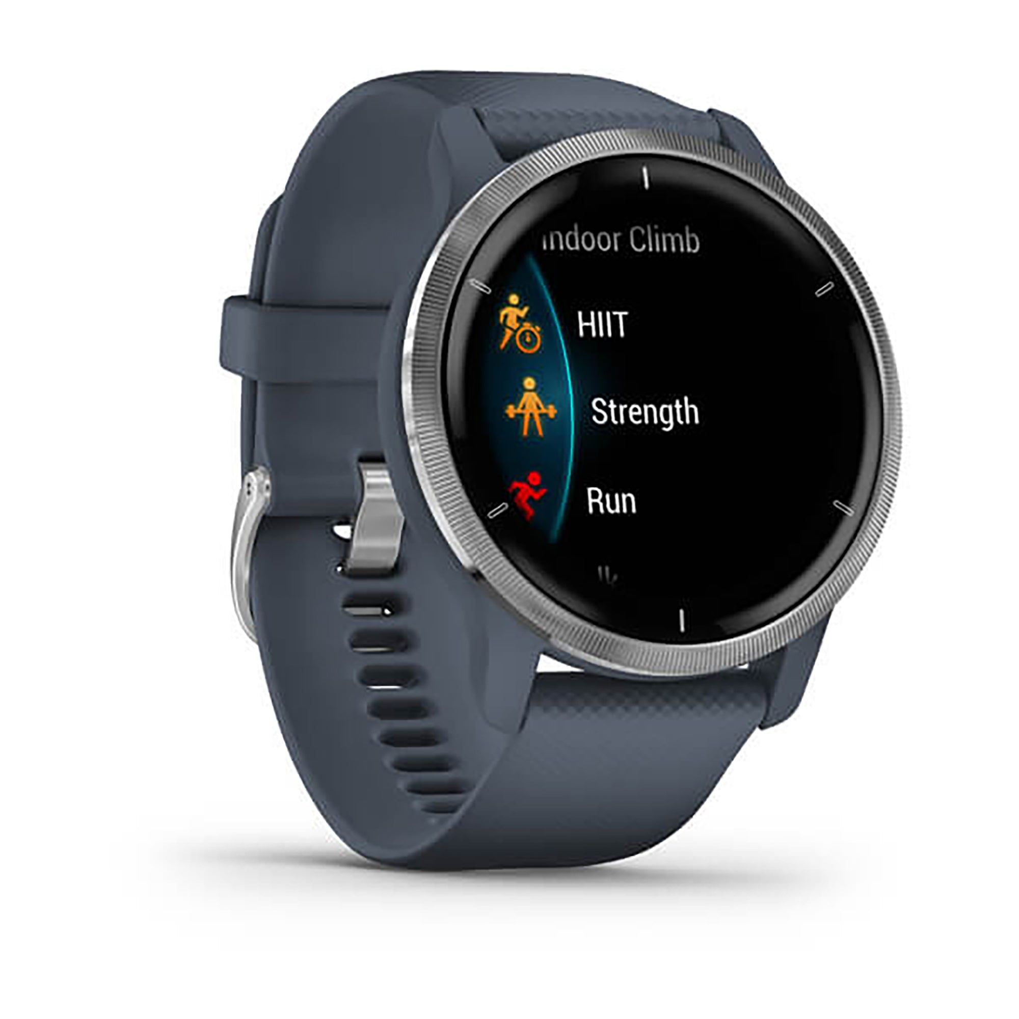 Garmin Venu 2 S Silicone Granite Blue Strap Full Color