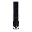 Philip Stein Signature Black Alligator-Print Strap Size 1