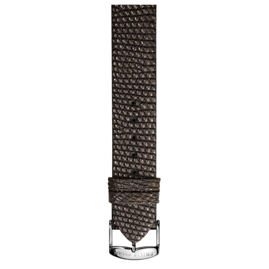 Philip Stein Signature Metallic Brown Lizard Strap Size 1