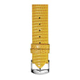 Philip Stein Signature Mustard Yellow Lizard Strap Size 1