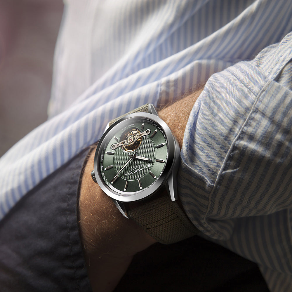 Raymond Weil Men's Freelancer Automatic Green Dial Watch