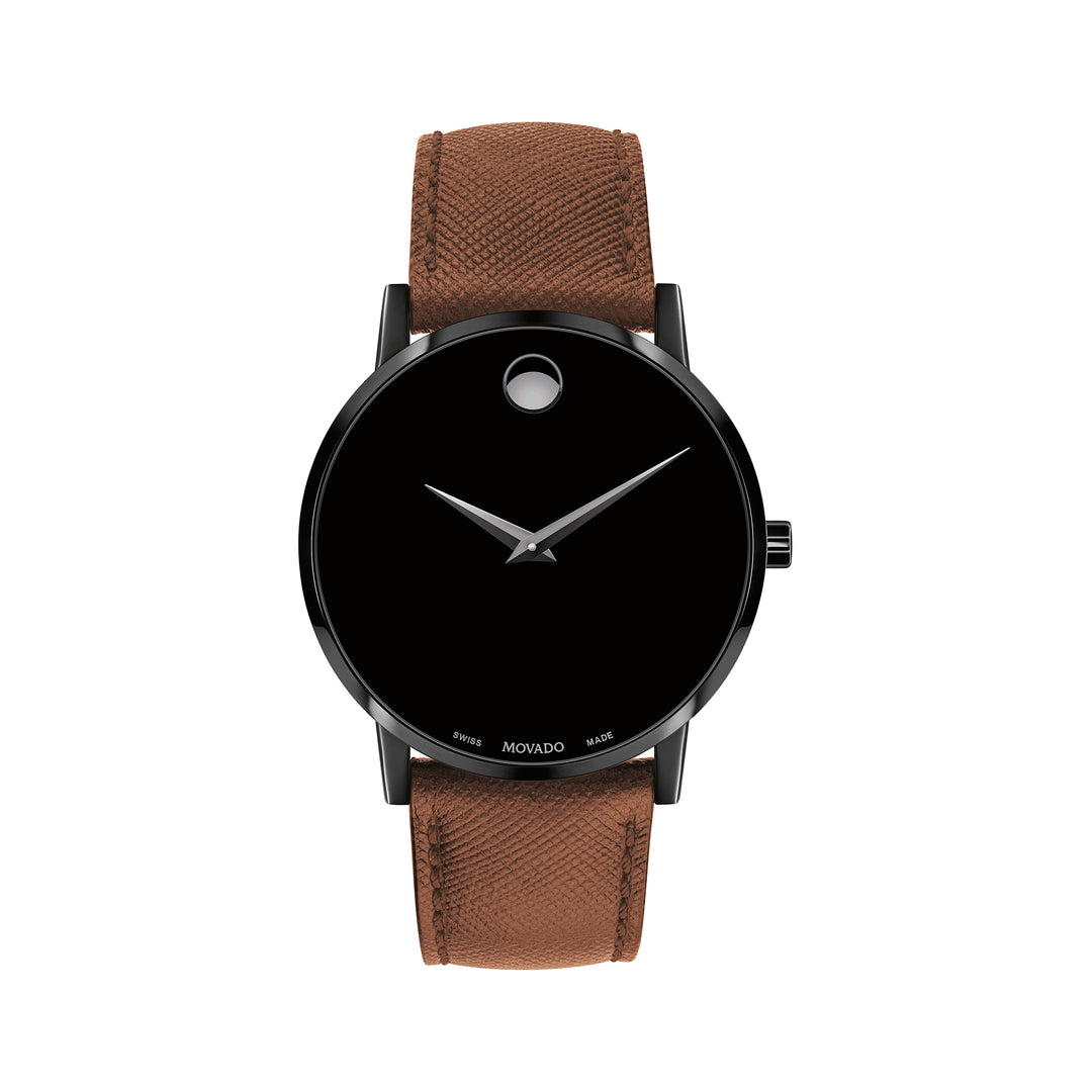 Movado Men's Watch Black Pvd Case Quartz