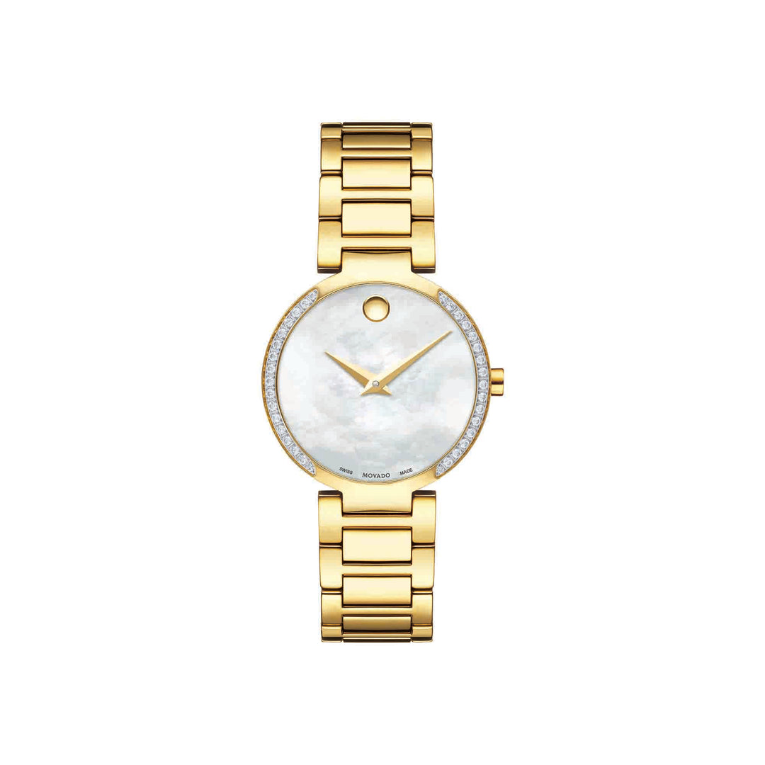 Movado Women's Watch Yellow Pvd Case Quartz