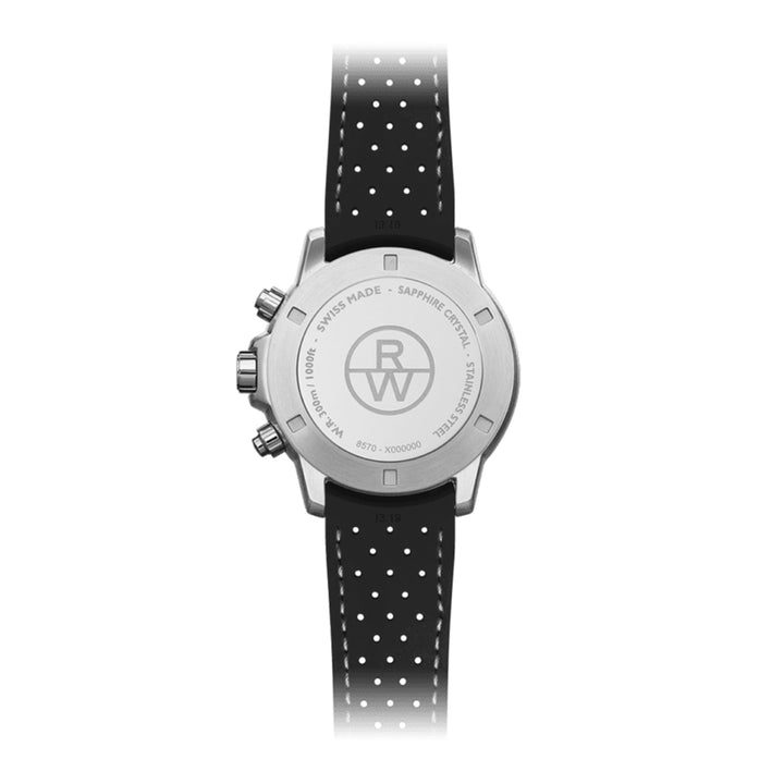 Raymond Weil Tango 300 Men's Quartz Chronograph Black Rubber Strap Black Dial Watch