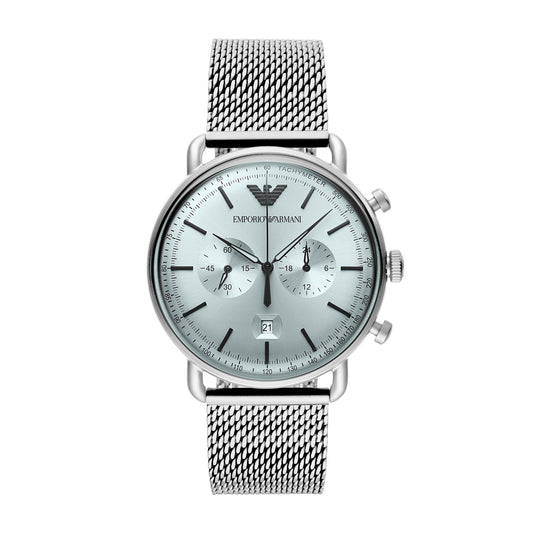 Emporio Armani Men's Aviator Fashion Quartz Watch