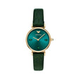 Emporio Armani Analog Watch 0 JWL GP Leather Strap