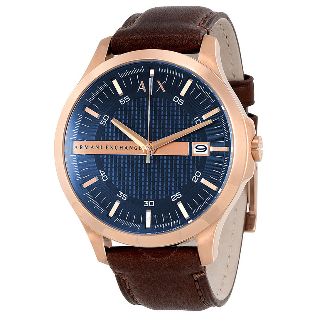 Armani Exchange Men's Hampton Fashion Quartz Blue Dial Watch
