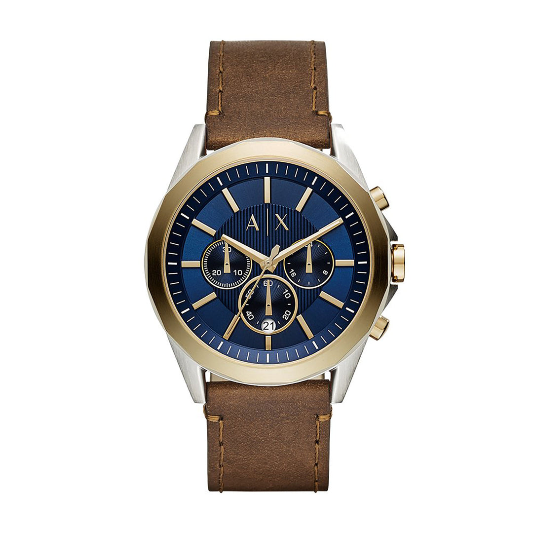 Armani Exchange Men's Drexler Fashion Quartz Blue Dial Watch