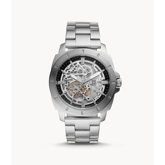 Fossil Automatic Men's Watch Stainless Steel Metal Bracelet