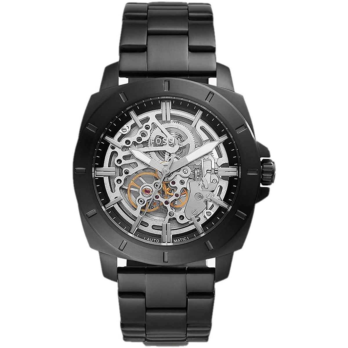 Fossil Automatic Men's Watch Stainless Steel Metal Bracelet