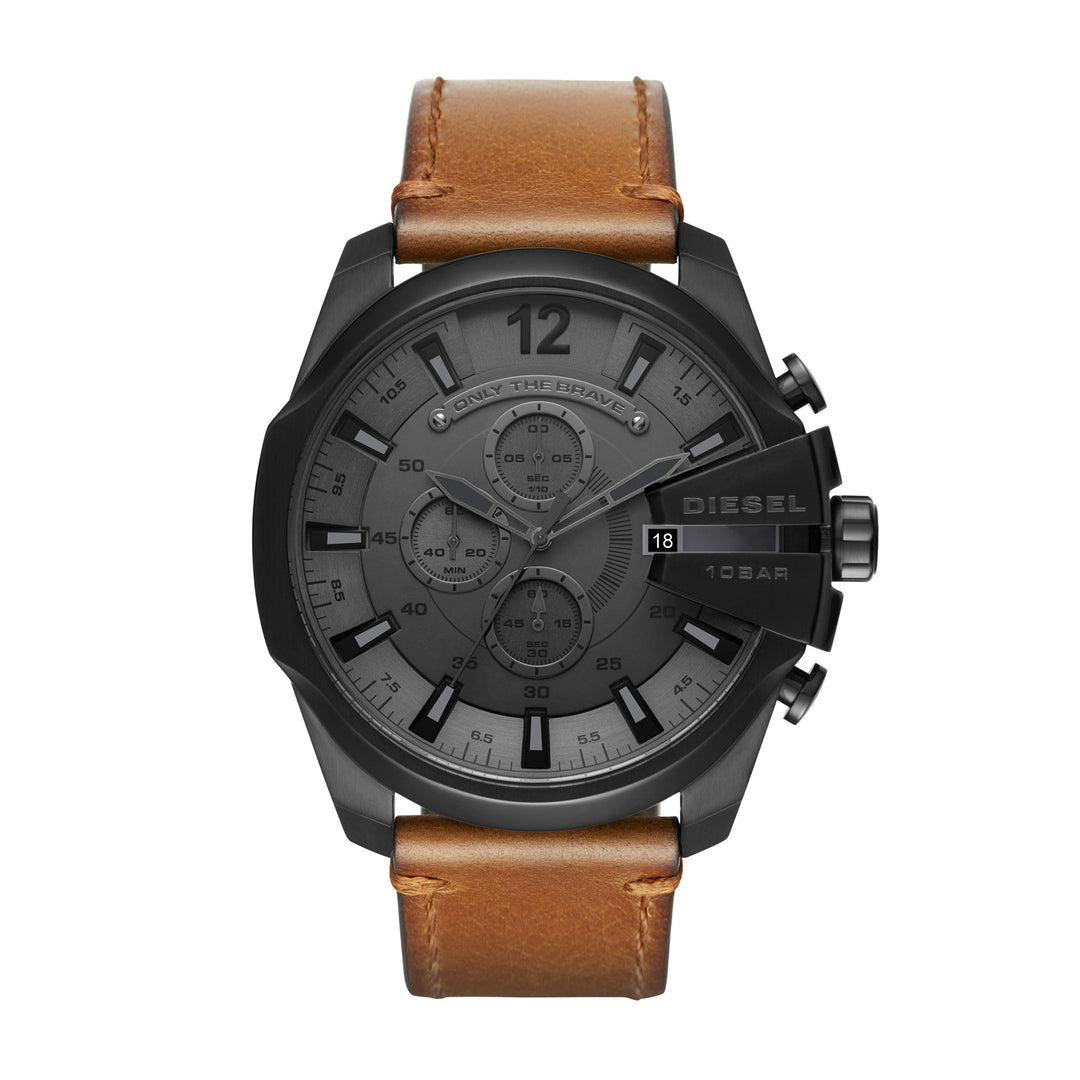 DIESEL Men's Mega Chief Fashion Quartz Watch