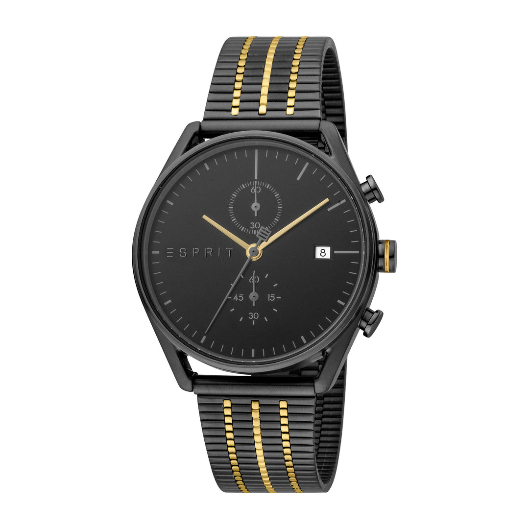 Esprit Men's Lock Chrono Fashion Quartz Black Watch