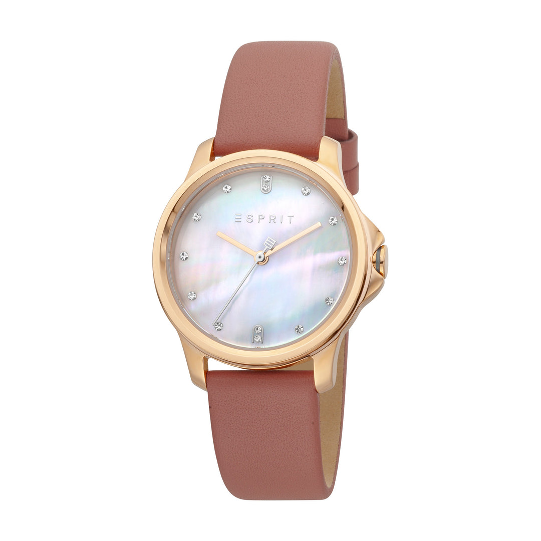 Esprit Women's Bow Mop Fashion Quartz Rose Gold Watch