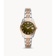 Fossil Analog Women's Watch Gold Plated Metal Bracelet
