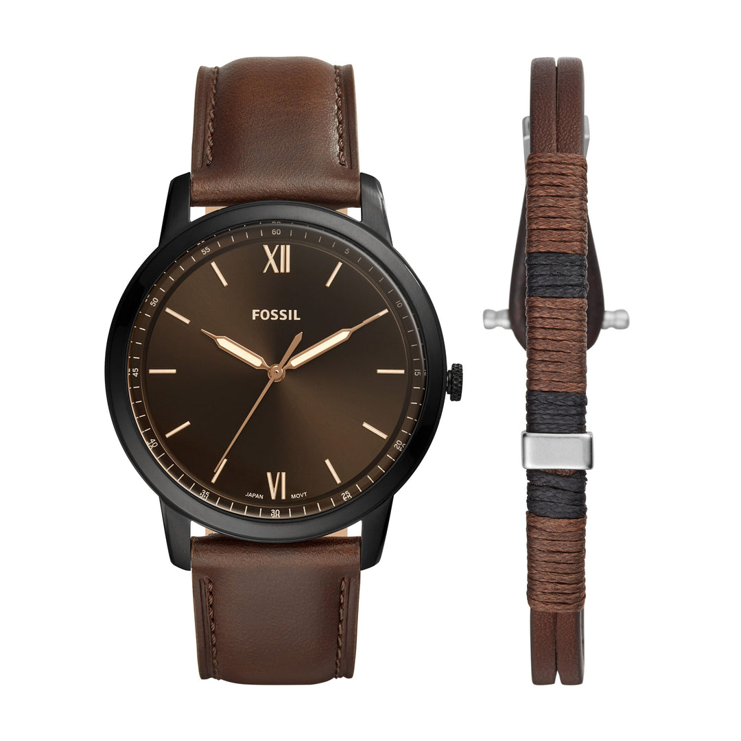 Fossil The Minimalist Fashion Quartz Men's Watch - FS5557SET
