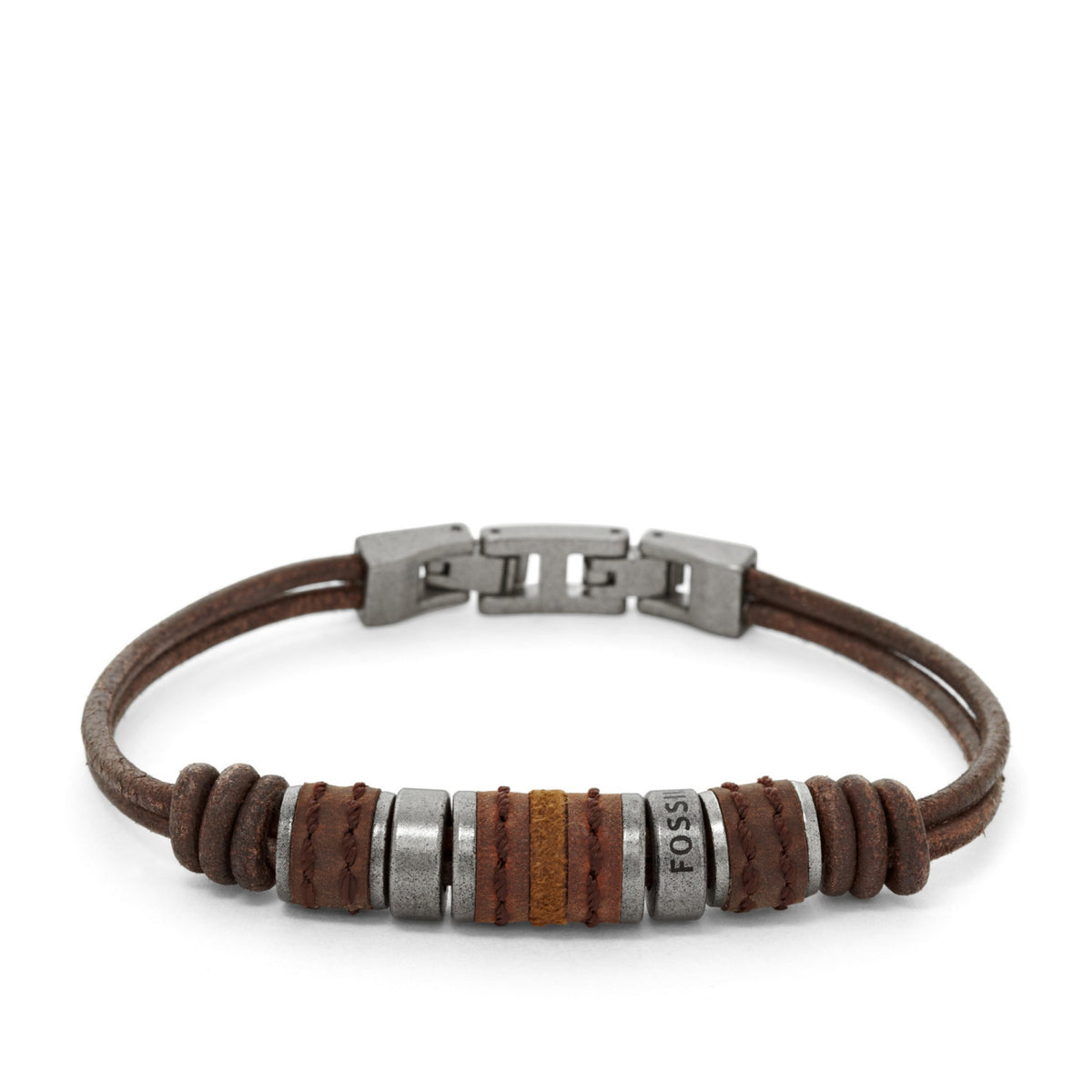 Fossil Vintage Casual Leather Bracelet - JF00900797
