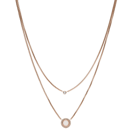 Fossil Classics Stainless Steel Necklace - JF03057791