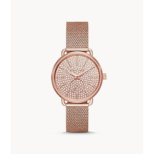 Michael Kors Analog Women's Watch Gold Plated Metal Bracelet