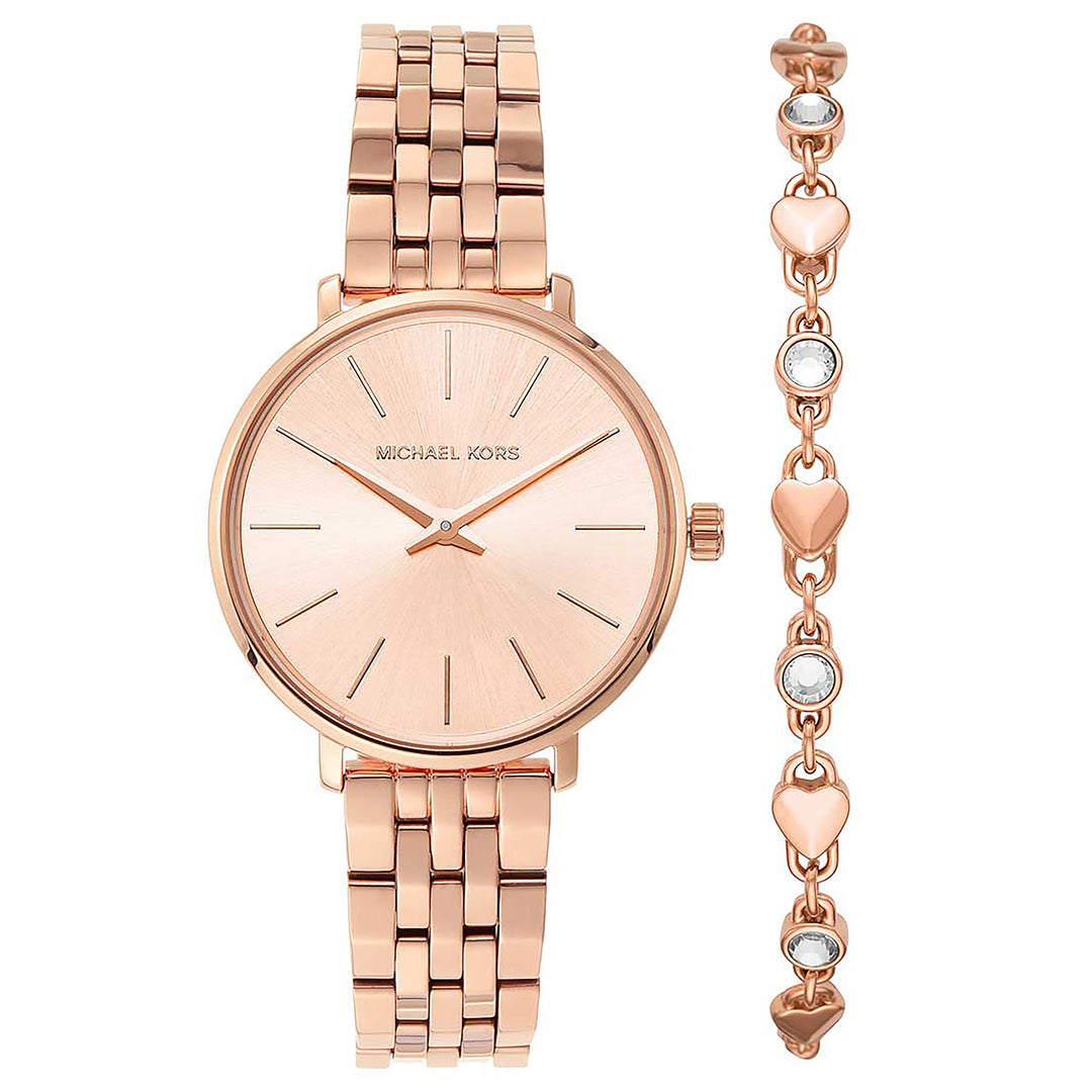 Michael Kors Set Women's Watch And Bracelet - MK4496