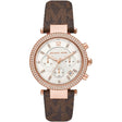 Michael Kors Analog Women's Watch Gold Plated Plastic Band