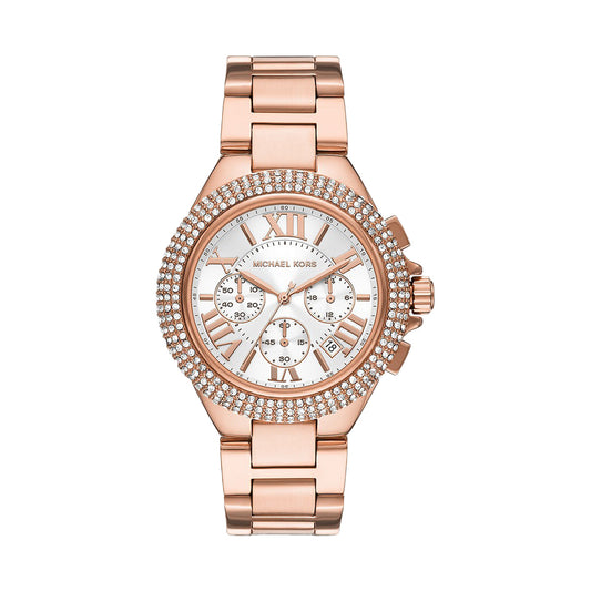 Michael Kors Analog Women's Watch Gold Plated Metal Bracelet