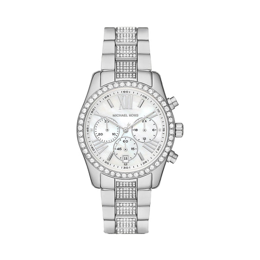 Michael Kors Lexington Lux Chronograph Stainless Steel Women's Watch