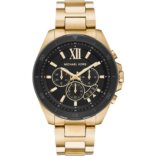 Michael Kors Analog Men's Watch Gold Plated Metal Bracelet