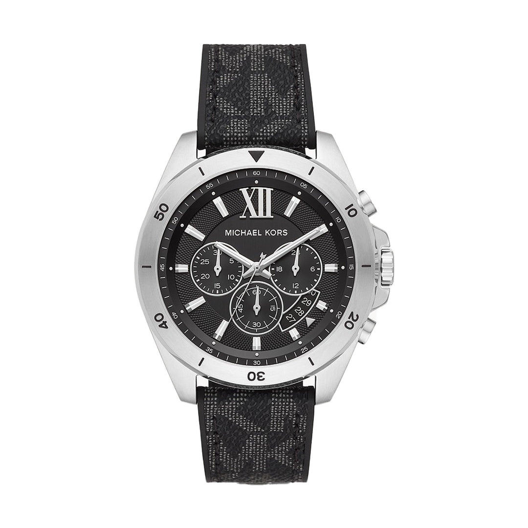 Michael Kors Brecken Chronograph Black Pvc Men's Watch - MK8850