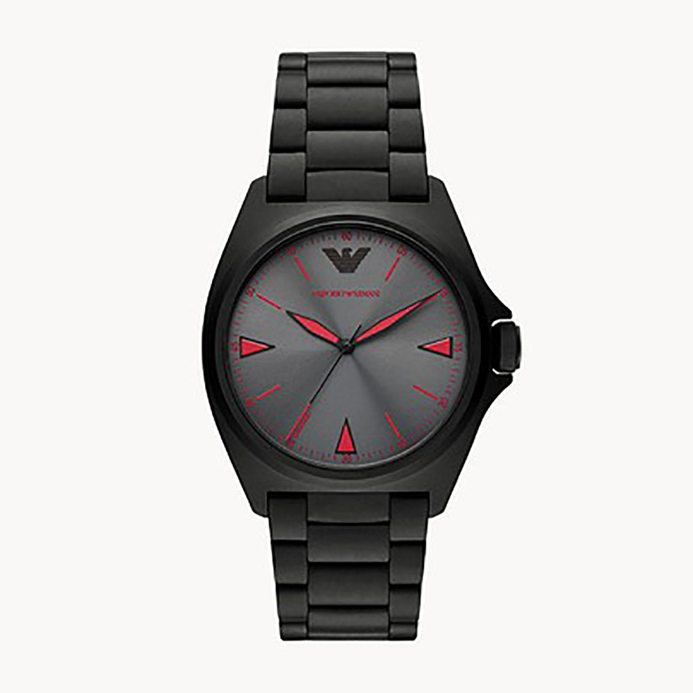 EMPORIO ARMANI ANALOG WATCH 0 JWL SS METAL BRCLT