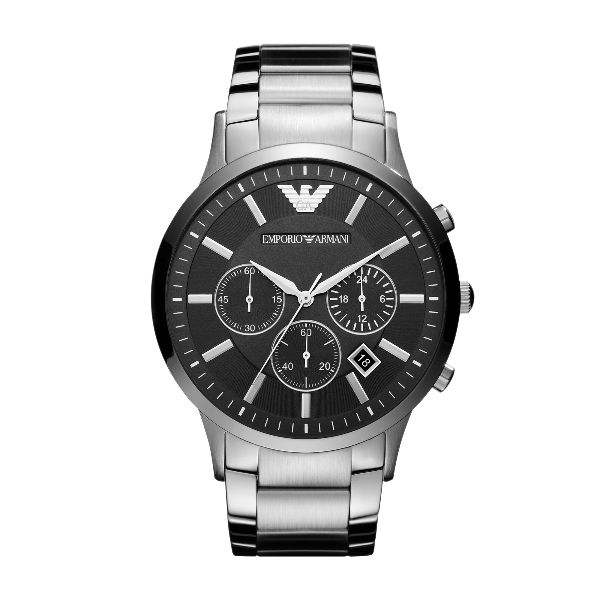 Armani watches ar2453 gents on sale black