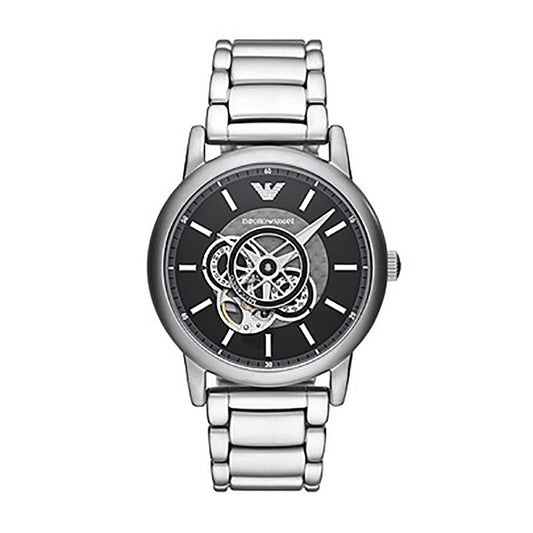 Emporio Armani Automatic Watch 21 JWL SS Metal Bracelet