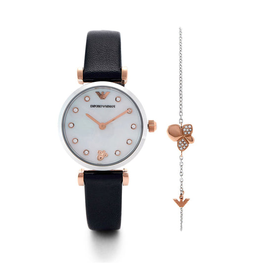 Emporio Armani Women's Gianni T-Bar Fashion Quartz Watch