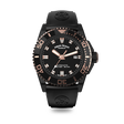 Armand Nicolet JS9-44 Men's Automatic Black Strap Black Dial Watch