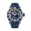 Armand Nicolet JS9-41 Men's Automatic Black Strap Blue Dial Watch