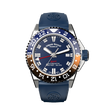 Armand Nicolet JS9-41 Men's Automatic Black Strap Blue Dial Watch
