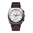 Armand Nicolet J09-3 Men's Automatic Brown Strap Silver Dial Watch