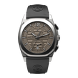 Armand Nicolet J09-3 Men's Automatic Black Strap Grey Dial Watch